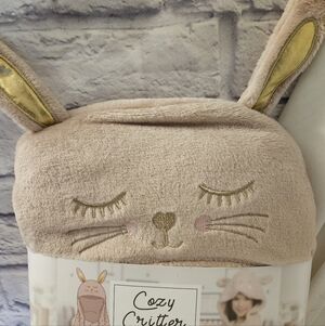 Cozy Critter Hooded Plush Blanket